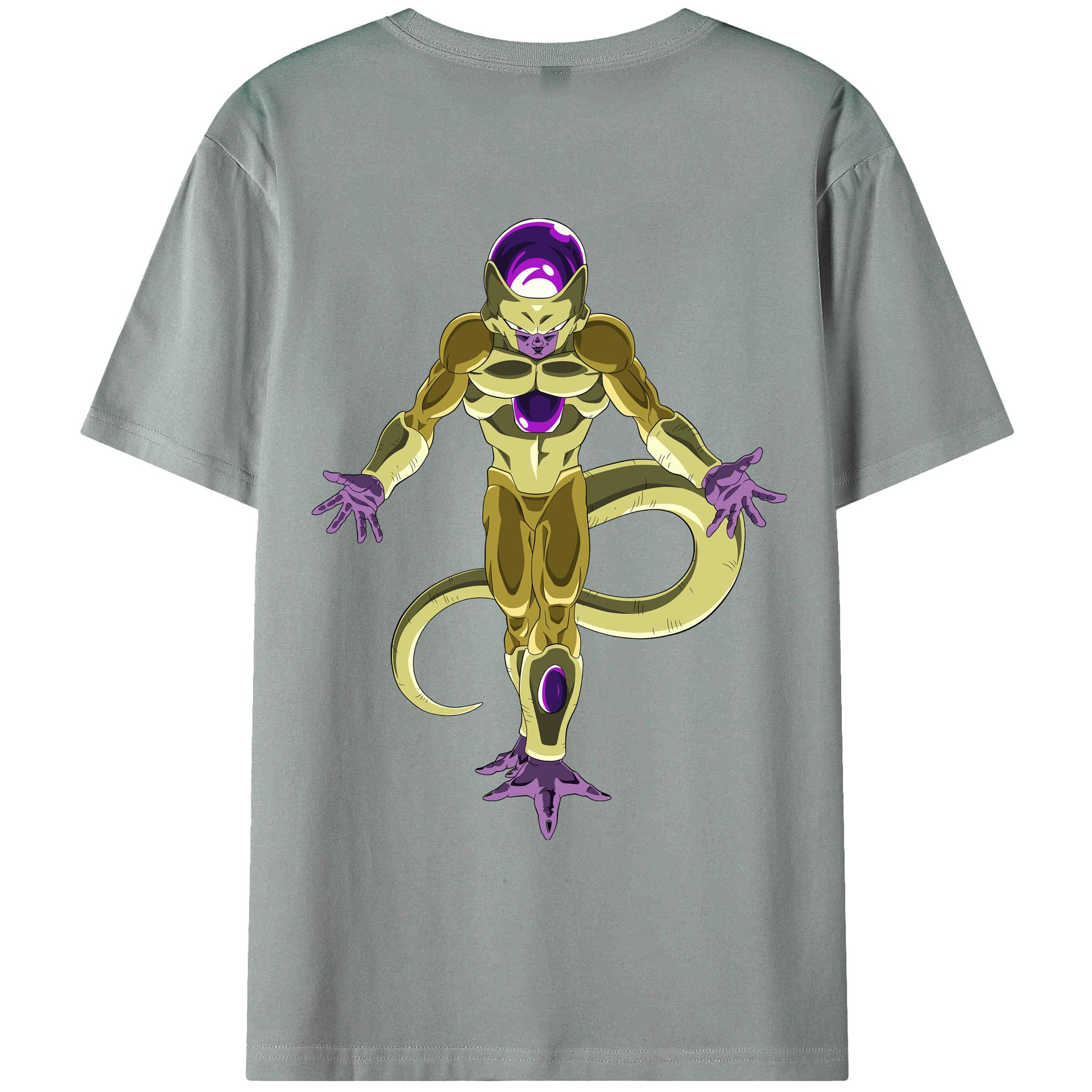 （画像用） ドラゴンボール フリーザ DRAGON BALL Frieza 綿100％ メンズ半袖Tシャツ（バックプリント） 通気性